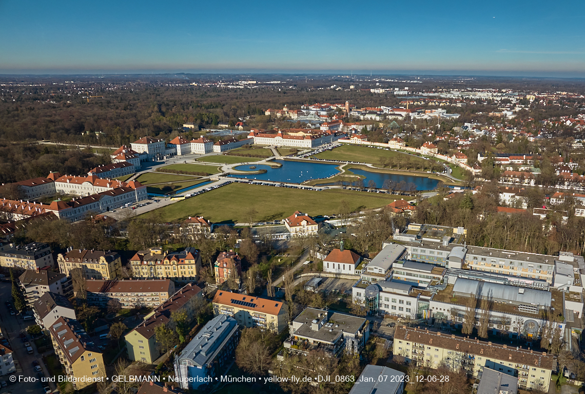 07.01.2023 - Umgebung vom Schloß Nymphenburg